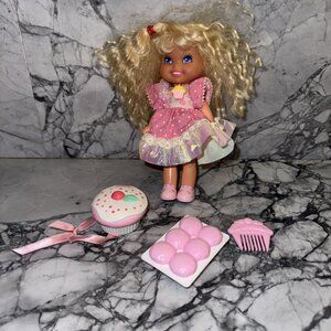 VTG CHERRY MERRY MUFFIN Cherry Friend Muffin Pan Comb Hat 1988 Lot Mattel